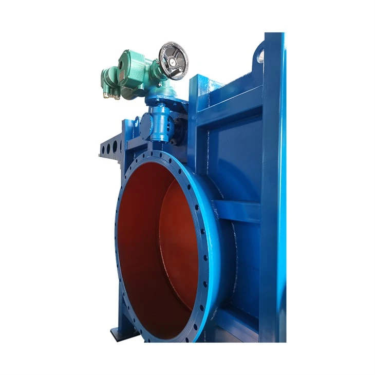 Electric Motorized Fan-shaped Blind Valve