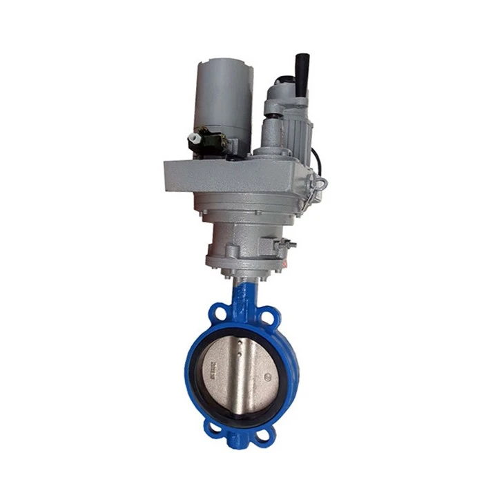 Flow Control Wafer EPDM Electric Butterfly Valve
