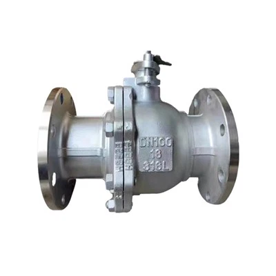 CF3M Edelstahl-Kugelhahn mit manueller Steuerung