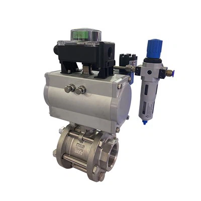 Industrielles pneumatisches FNPT -Ballventil