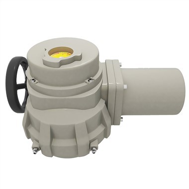 Grauer und weißer kundenspezifischer elektrischer Ventilantrieb